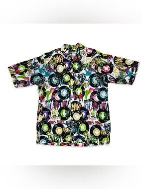 Paragraff Vintage 1990s 60s Dance Theme Shirt
